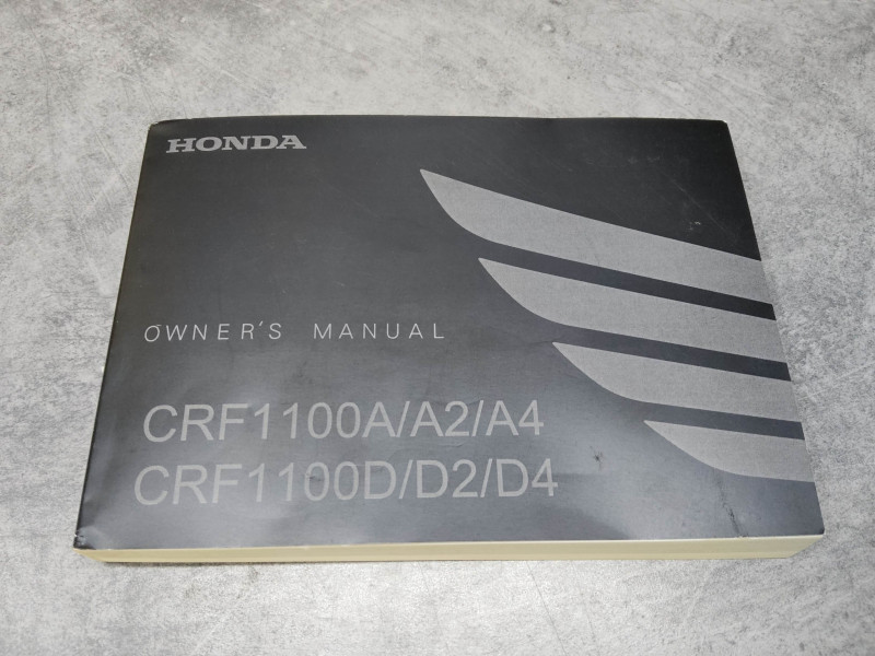 Mode d'emploi CRF1100A/A2/A4 CRF1100D/D2/D4 HONDA 32-MKS-900