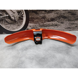 Garde boue avant orange YR-26 Honda CB125T - Réf. 61100-399-620ZD