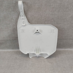 Plaque de numéro blanc NH196 Honda CR80R CR85R CRF150 | 61136-GBF-830ZB