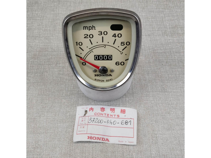 Compteur Vitesse MPH Honda C50 - Réf. 37200040681