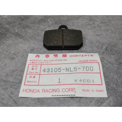 Plaquette frein arrière HRC Honda 43105-NL5-700 CBR1000RR