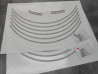 Kit stickers de roue CB1000R HONDA 08F74-MKJ-D00ZA