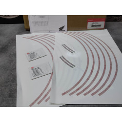 Kit Stickers Roue Honda 08F84-MFJ-820A - Pièce Neuve