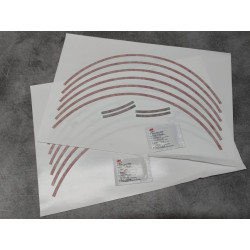 Kit Stickers Roue Honda 08F84-MFJ-820A - Pièce Neuve