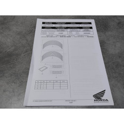 Kit Stickers Roue Honda 08F84-MFJ-820A - Pièce Neuve
