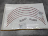Kit Stickers Roue Honda 08F84-MFJ-820A - Pièce Neuve