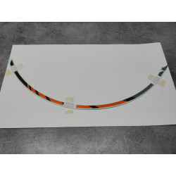 Kit stickers de roue D type 10 CB500 CBR500RA HONDA 42870-MJW-880ZK