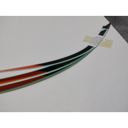 Kit stickers de roue D type 10 CB500 CBR500RA HONDA 42870-MJW-880ZK