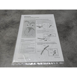 Kit stickers de roue D type 10 CB500 CBR500RA HONDA 42870-MJW-880ZK