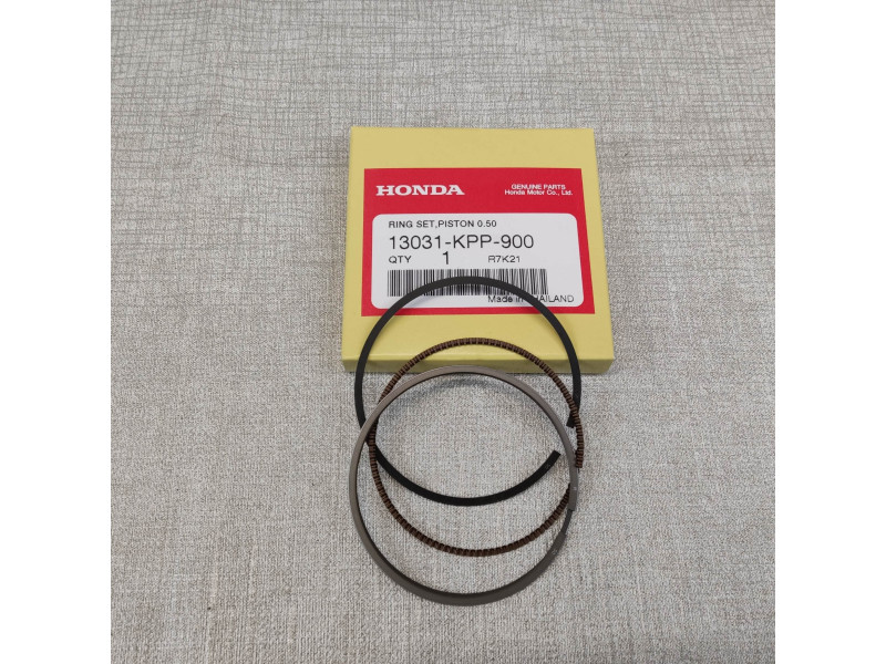 Jeu de segments +0.50mm HONDA 13031-KPP-900 pour piston 13103-KPP-901
