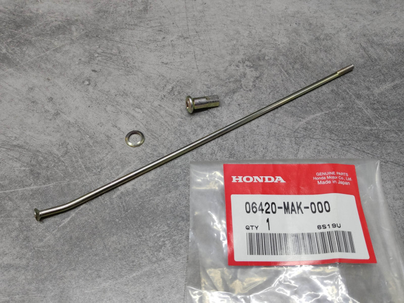 Rayon roue AR + Ecrou FX650 SLR650 HONDA 06420-MAK-000
