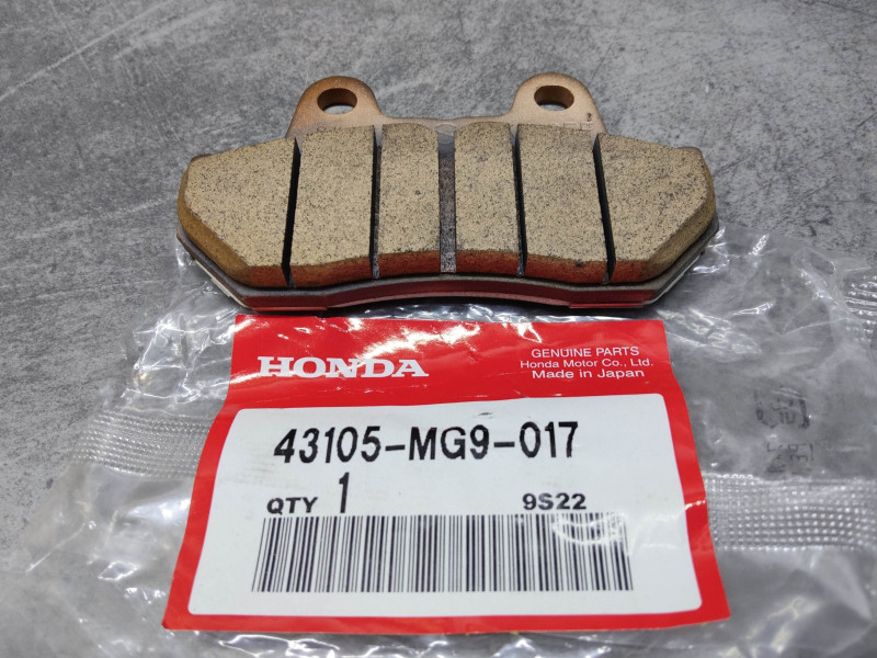 Plaquette Frein AR Honda GL1200 Goldwing 43105-MG9-017
