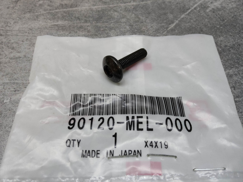 Vis M5x20 Tête Large Cruciforme Noire Honda CBR250R | 90120-MEL-000