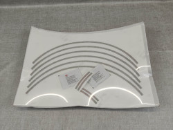 Kit stickers roue Argent neuf CB1000R 08/10 CB600F 09/11  HONDA 08F84-MFJ-860A