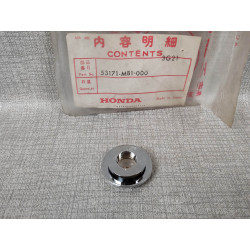 Bouchon chromé en bout de guidon VT750C VT1100C VF750 C HONDA 53171-MB1-000