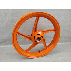 Roue avant neuve orange *YR241* CBR125 REPSOL 2012 HONDA 44650-KPP-T01ZB