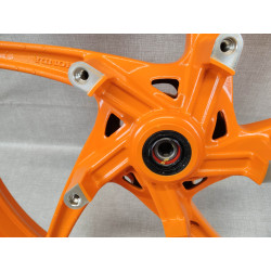 Roue avant neuve orange *YR241* CBR125 REPSOL 2012 HONDA 44650-KPP-T01ZB