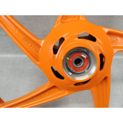 Roue avant neuve orange *YR241* CBR125 REPSOL 2012 HONDA 44650-KPP-T01ZB