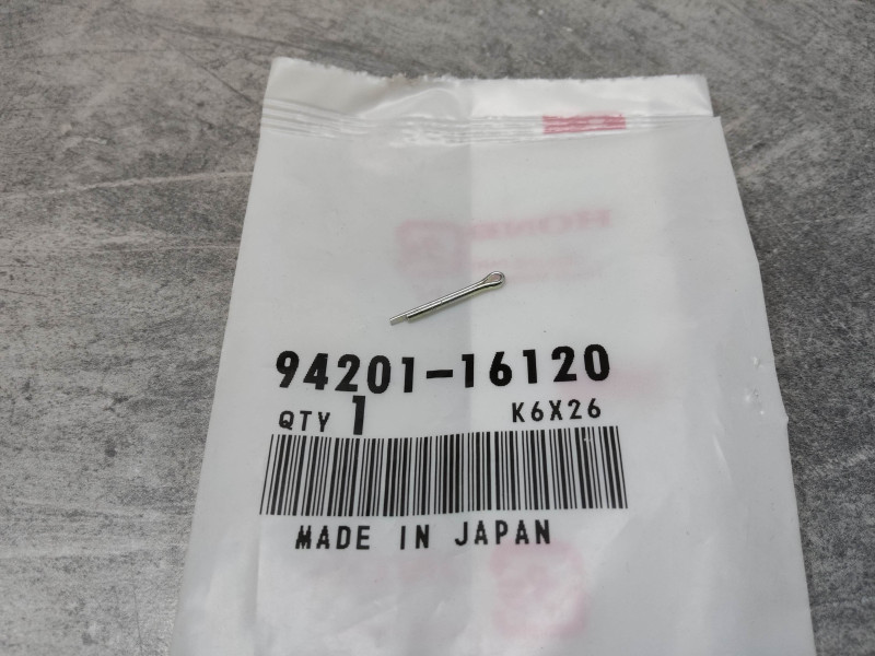 Goupille fendue D1.6x12 HONDA 9420116120 94201-16120