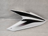 Carénage avant droit Honda CBF125 2010 blanc noir - 64203-KWF-305WA