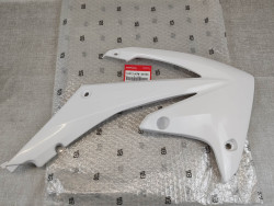 Ecope gauche de radiateur blanche neuve CRF250 R 2011/2013 HONDA 19072-KRN-A50ZA
