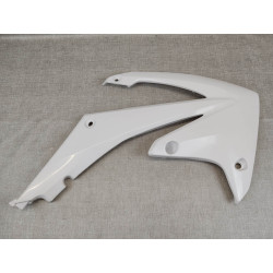 Écope gauche radiateur blanche Honda CRF250 R 2011-2013
