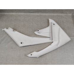 Écope gauche radiateur blanche Honda CRF250 R 2011-2013