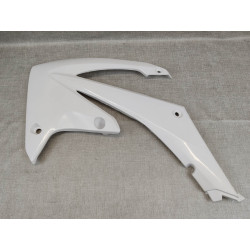 Ecope droit de radiateur blanche neuve CRF250 R 2011/2013 HONDA 19071-KRN-A50ZA