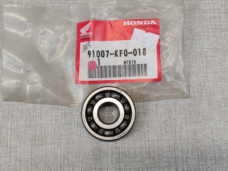 Roulement HONDA 91007-KF0-018 idem 91006-GF9-003