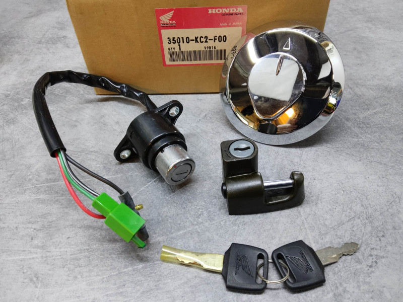 Kit Contacteur Serrures Honda CM125C Custom - Réf. 35010-KC2-F00