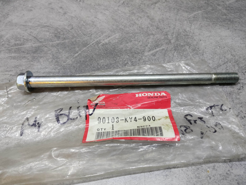 Axe fixation moteur Honda NSR125F 10x185 - 90103-KY4-900