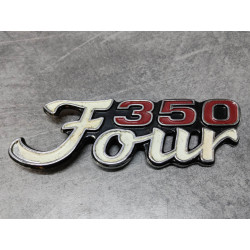 Logo cache latéral droit Honda CB350 Four - Réf. 87128-333-000