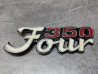 Logo cache latéral droit Honda CB350 Four - Réf. 87128-333-000