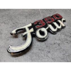Logo cache latéral droit Honda CB350 Four - Réf. 87128-333-000
