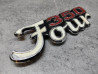 Logo cache latéral droit Honda CB350 Four - Réf. 87128-333-000