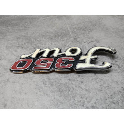 Logo cache latéral droit Honda CB350 Four - Réf. 87128-333-000