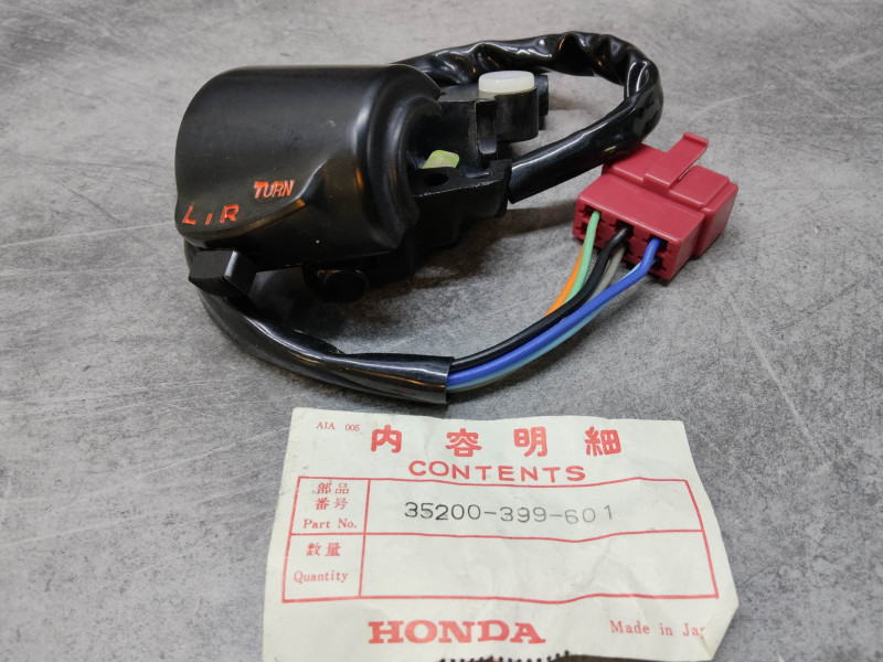Commodo gauche CB125 T/T2 HONDA 35200-399-601