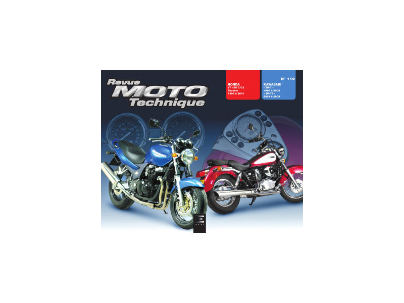 RMT 119.2 HONDA VT125 shadow (1999 à 2001) et KAWASAKI ZR7 (2001 à 2003)