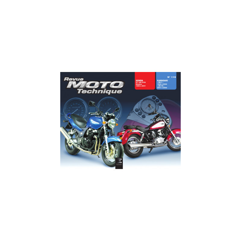 RMT 119.2 HONDA VT125 shadow (1999 à 2001) et KAWASAKI ZR7 (2001 à 2003)