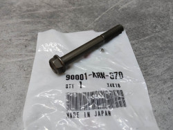 Vis tête hexagonale noire 7x60 HONDA 90001-KRN-670