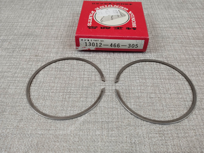 Jeu de segments cote +0.25mm pour CR125R 1980/1984 HONDA 13012-466-305