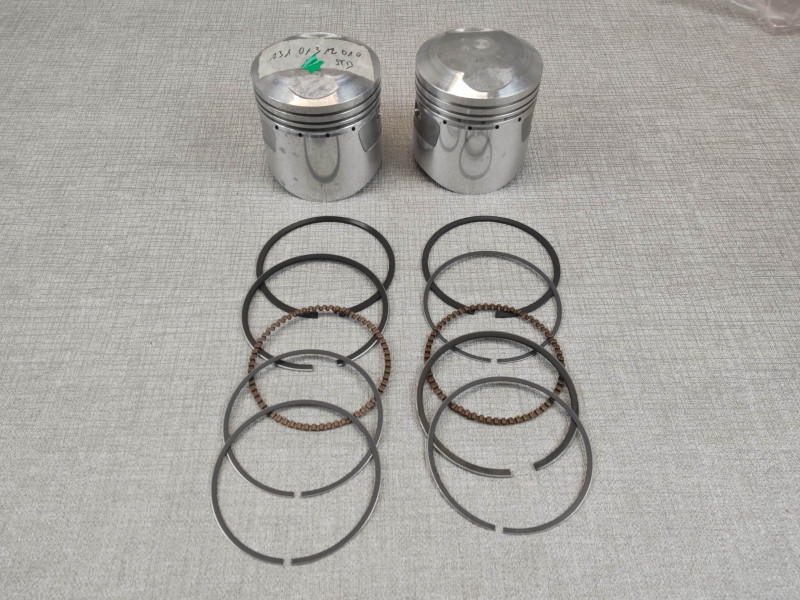 Jeu Pistons Segments Std Ø64mm Honda CB350 CL350