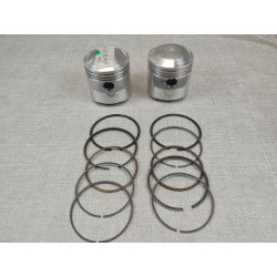Jeu Pistons Segments Std Ø64mm Honda CB350 CL350