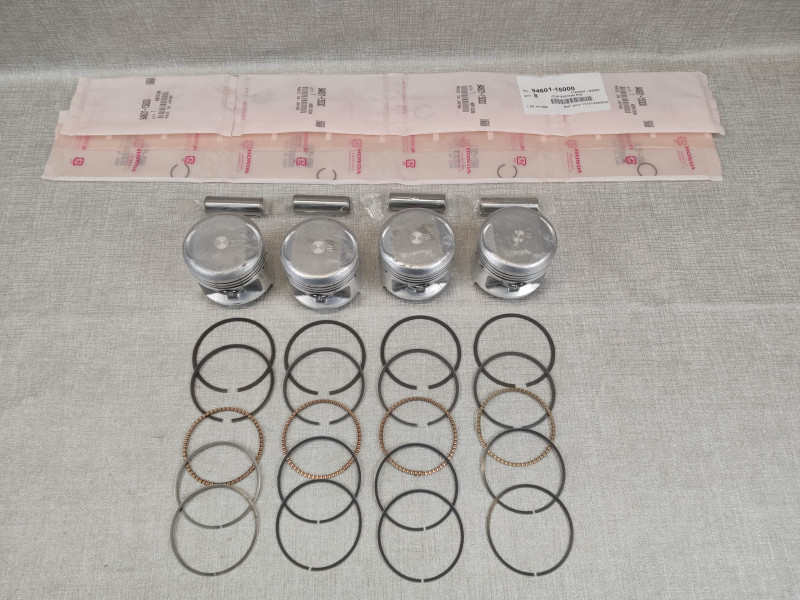 4 Kits Pistons Cote STD Honda CB650 – Réf. 13101426003K