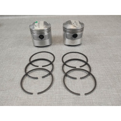 Jeu Pistons Segments +1.00 D65mm Honda CB350 CL350 | 13105312000K