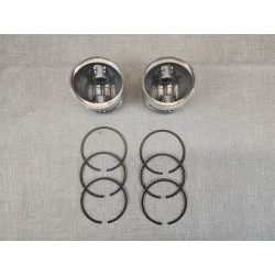 Jeu Pistons Segments +1.00 D65mm Honda CB350 CL350 | 13105312000K