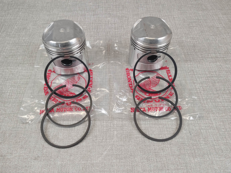 Jeu pistons segments +1,00 D57mm Honda CB250 CB250G