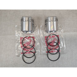 Jeu pistons segments +1,00 D57mm Honda CB250 CB250G