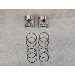 2 Kits Pistons Segments Honda 125 Twin Cote 0,25 | 13102399010K