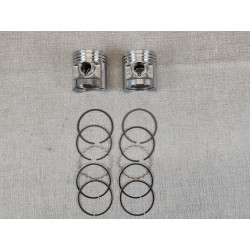 2 Kits Pistons Segments Honda 125 Twin Cote 0,25 | 13102399010K